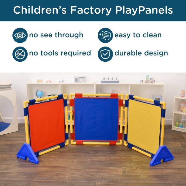 Square PlayPanel - Set of 3 - Rainbow