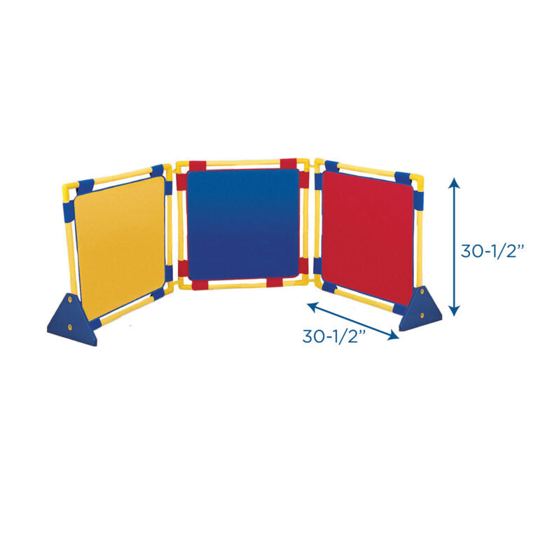 Square PlayPanel - Set of 3 - Rainbow
