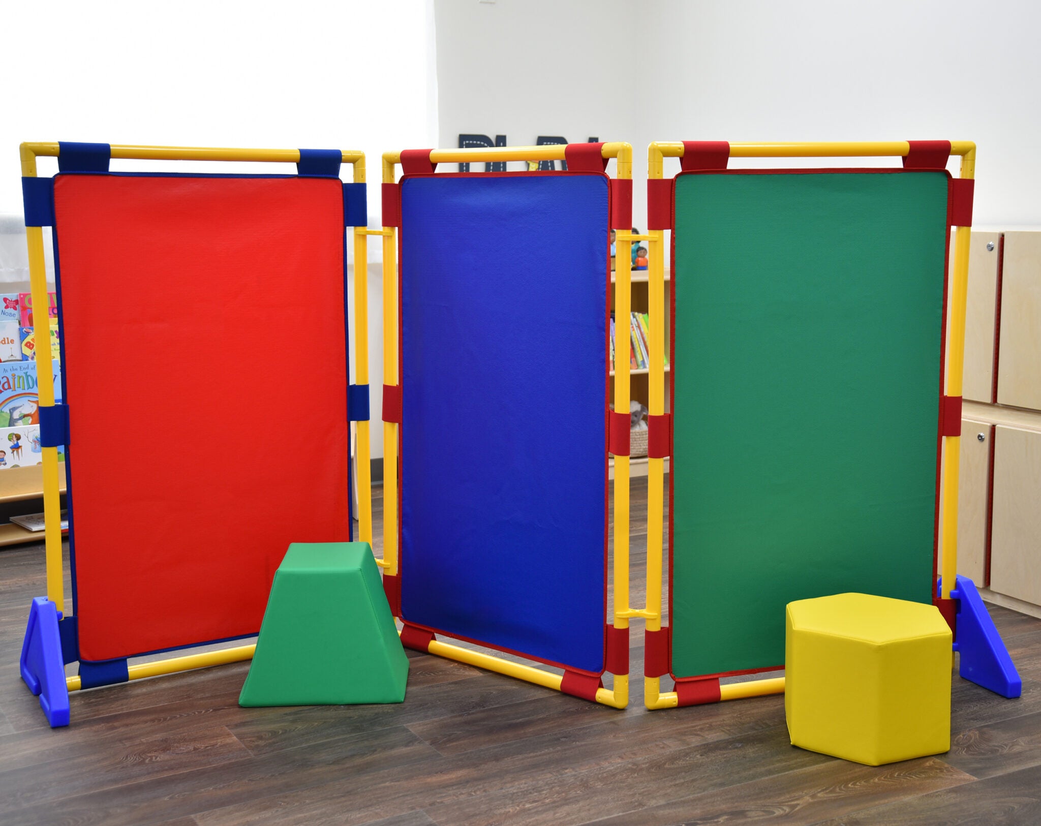 Rectangle PlayPanel - Set of 3 - Rainbow
