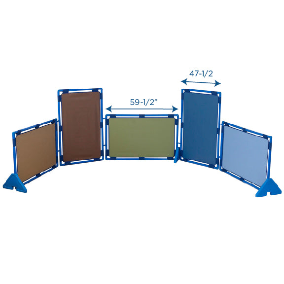 Rectangle PlayPanel - Set of 5 - Woodland