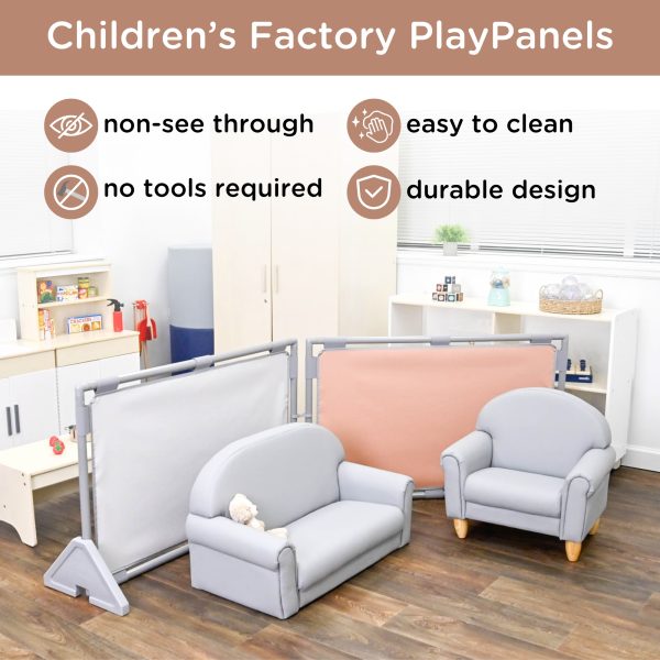 Rectangle PlayPanel - Glacier Gray without Feet