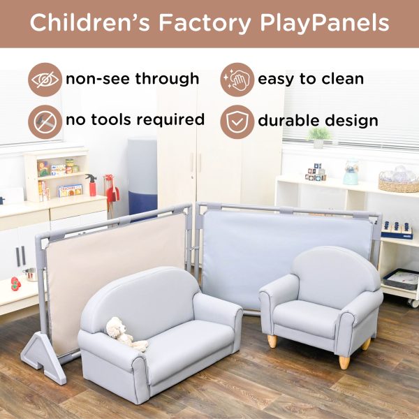 Rectangle PlayPanel - Fog Blue without Feet