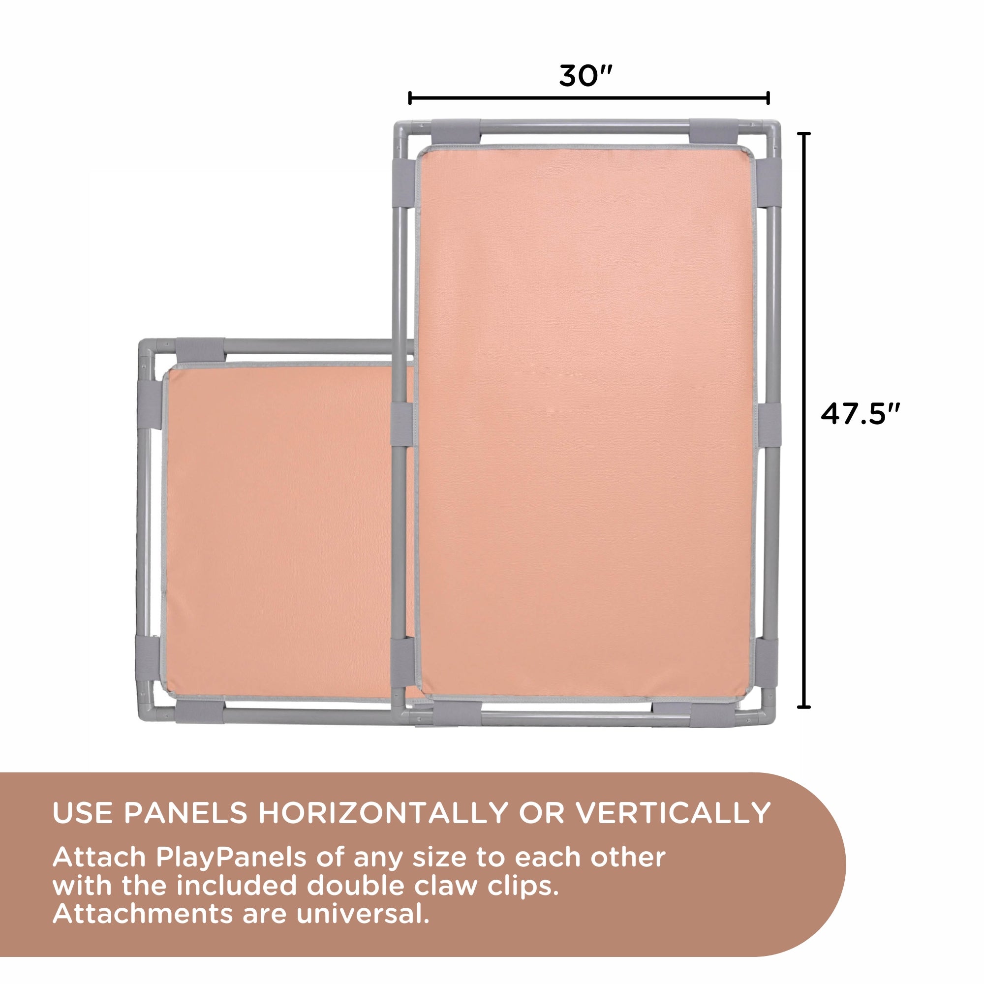 Rectangle PlayPanel - Clay without Feet