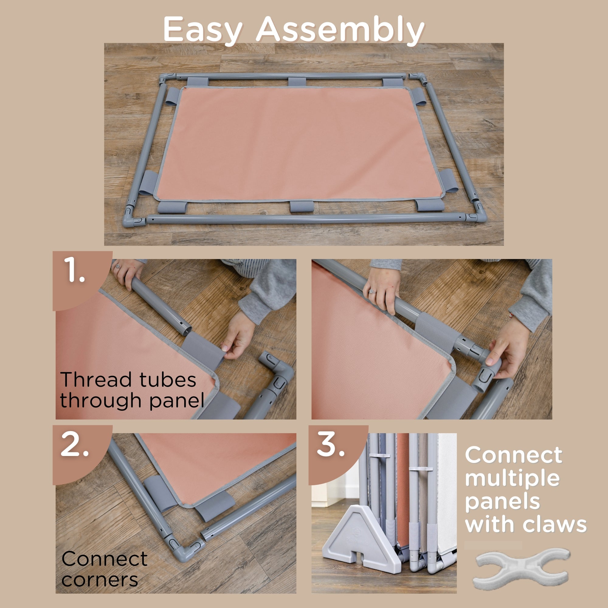 Rectangle PlayPanel - Clay without Feet