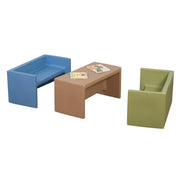 ADAPTA-BENCH - Set of 3 - Woodland - Sky Blue/Fern/Almond