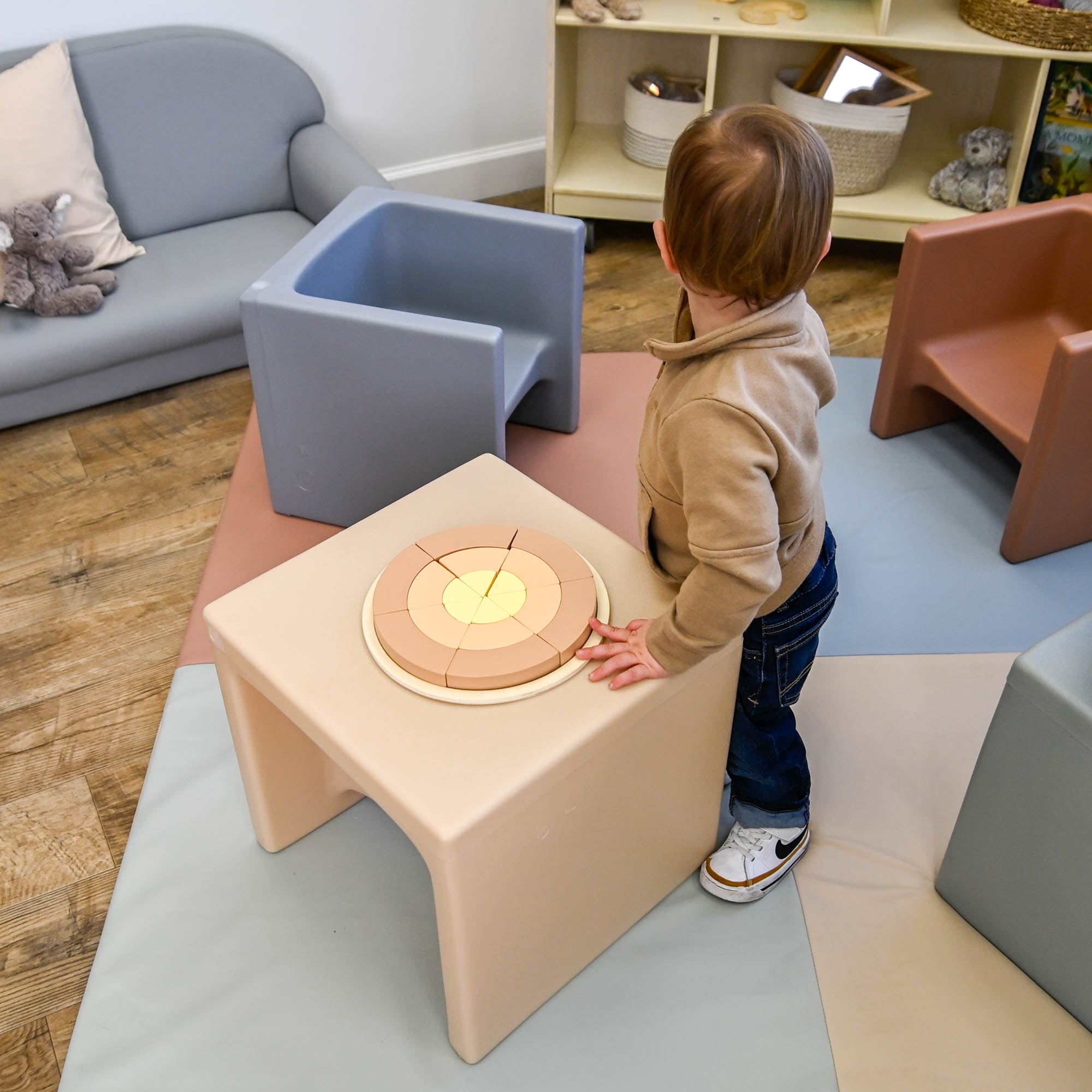 Cube Chair - Clay