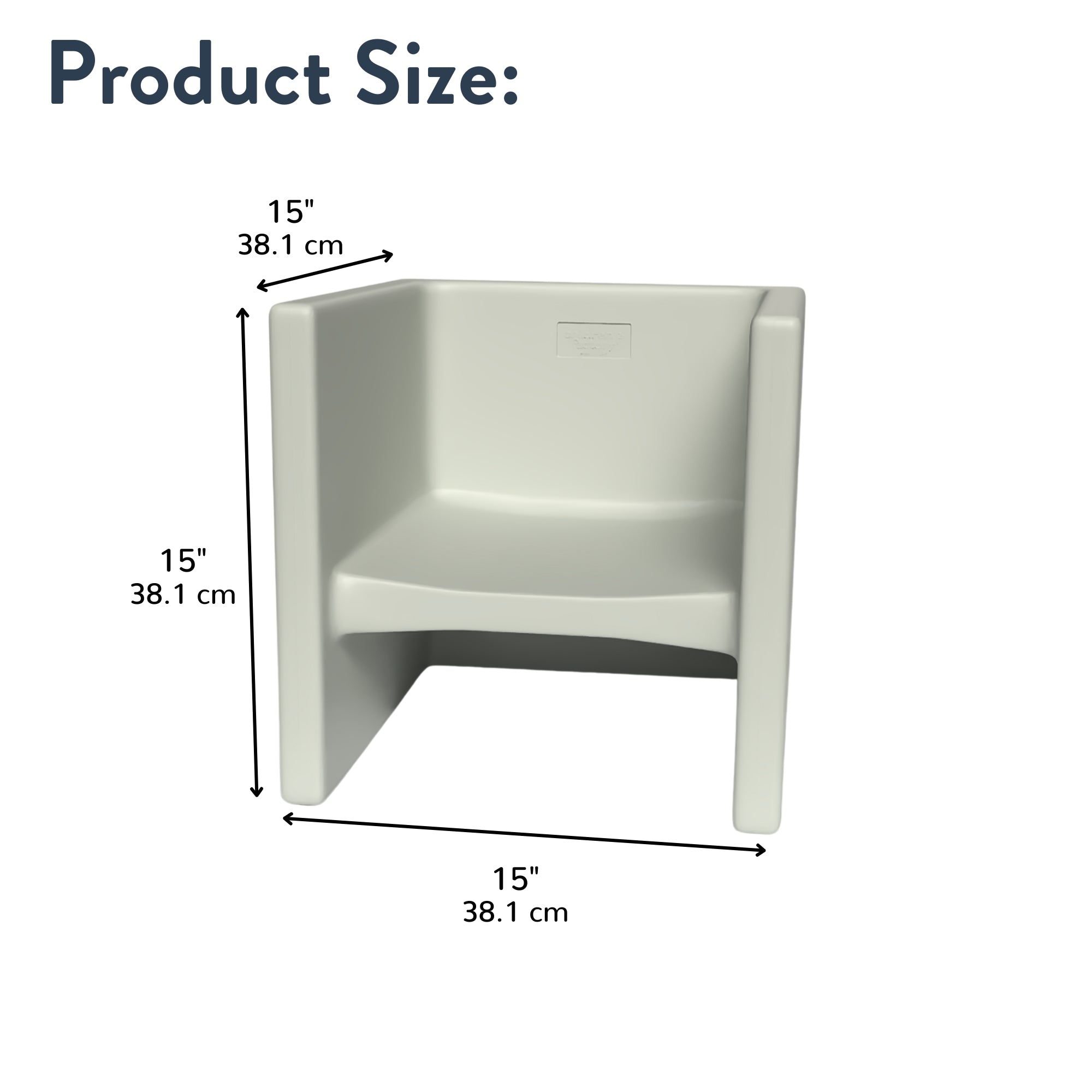 Cube Chair - Coastal Green