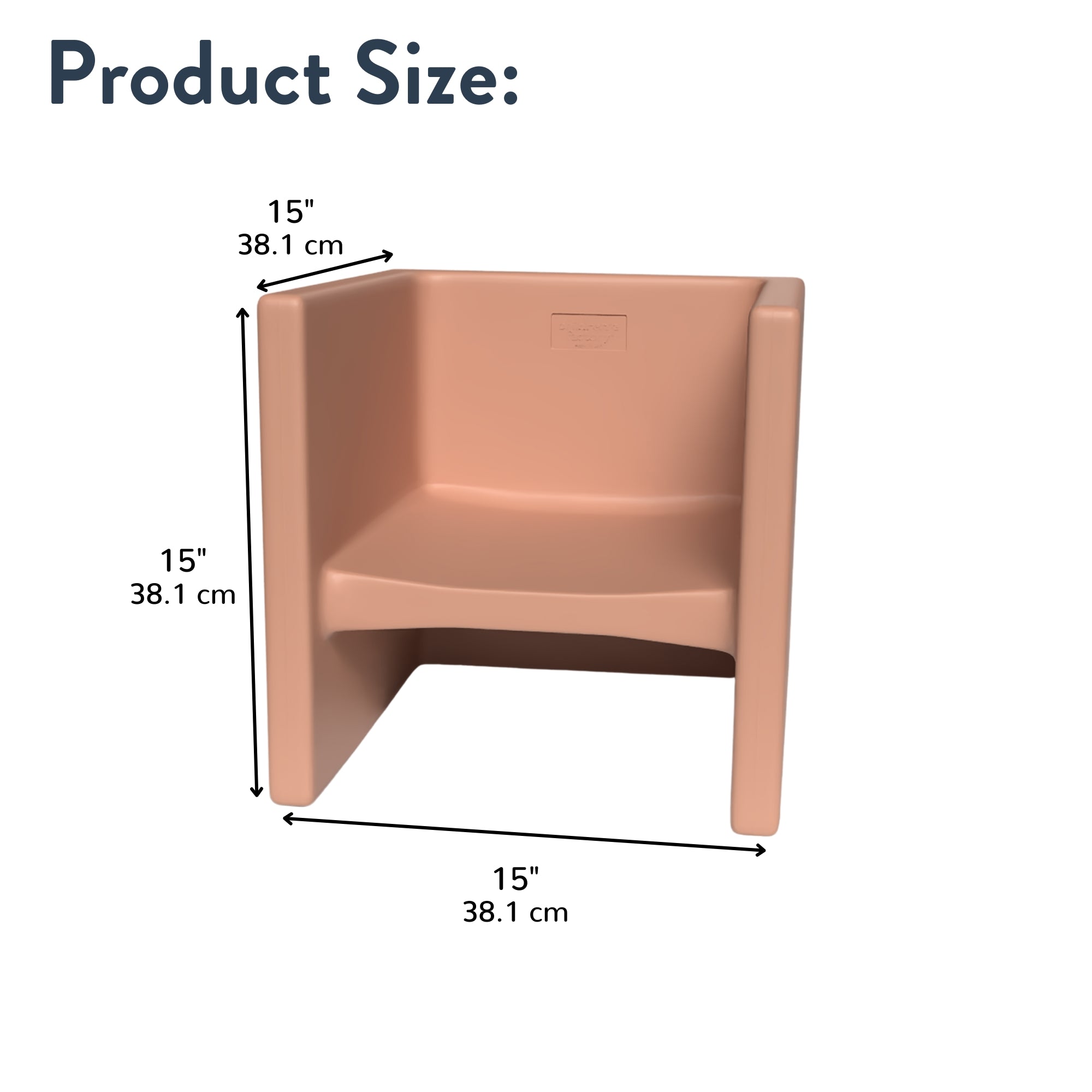 Cube Chair - Clay