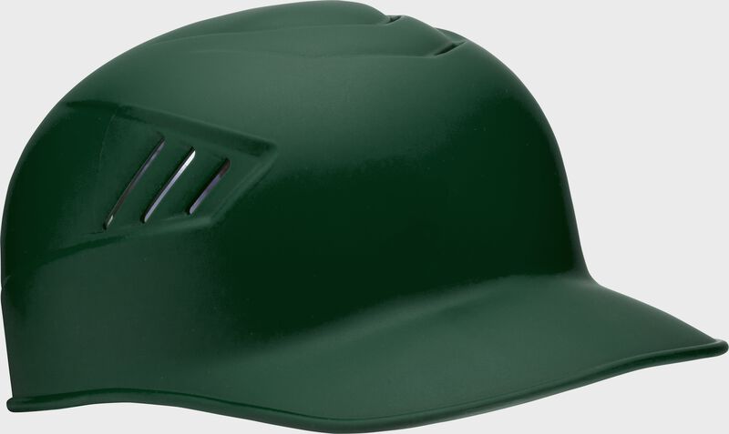 Rawlings Coolflo Matte Base Coach Helmet - Large - Dark Green