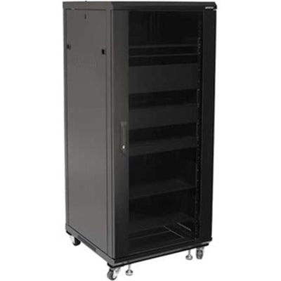 Sanus Component Series 27RU AV Rack - Audio Rack for Home Theater - Black