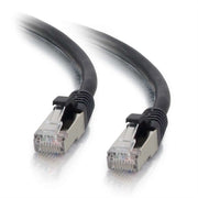 C2G Legrand Cat6 Ethernet Cable, Snagless Shielded Cat6a Patch Cable, Black Network Patch Cable, 3 Foot Snagless STP Ethernet Cable, 1 Count, C2G 00810