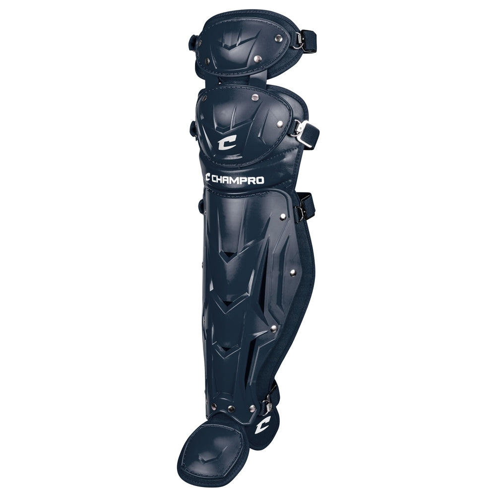 Optimus MVP Double Knee Leg Guard - Navy, Adult