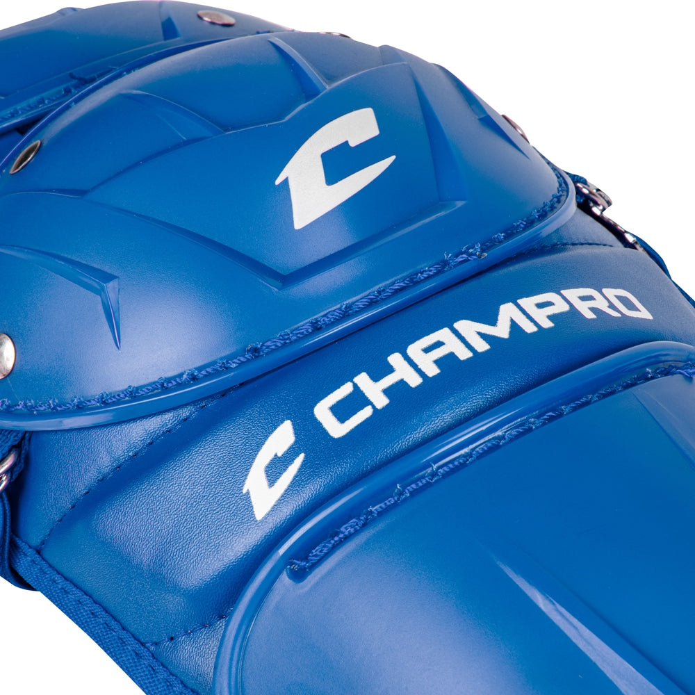 Optimus MVP Double Knee Leg Guard - Royal, Youth