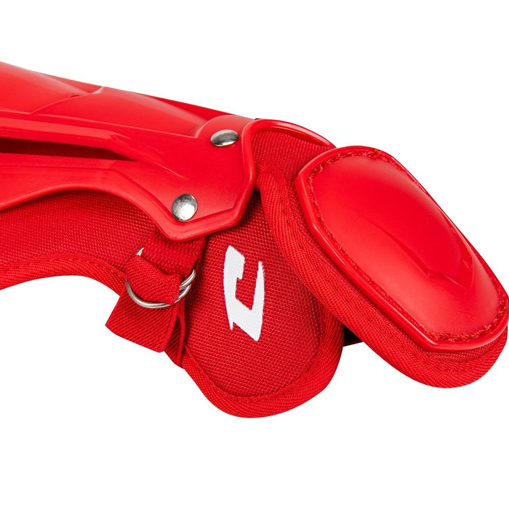 Optimus MVP Double Knee Leg Guard - Scarlet, T-Ball