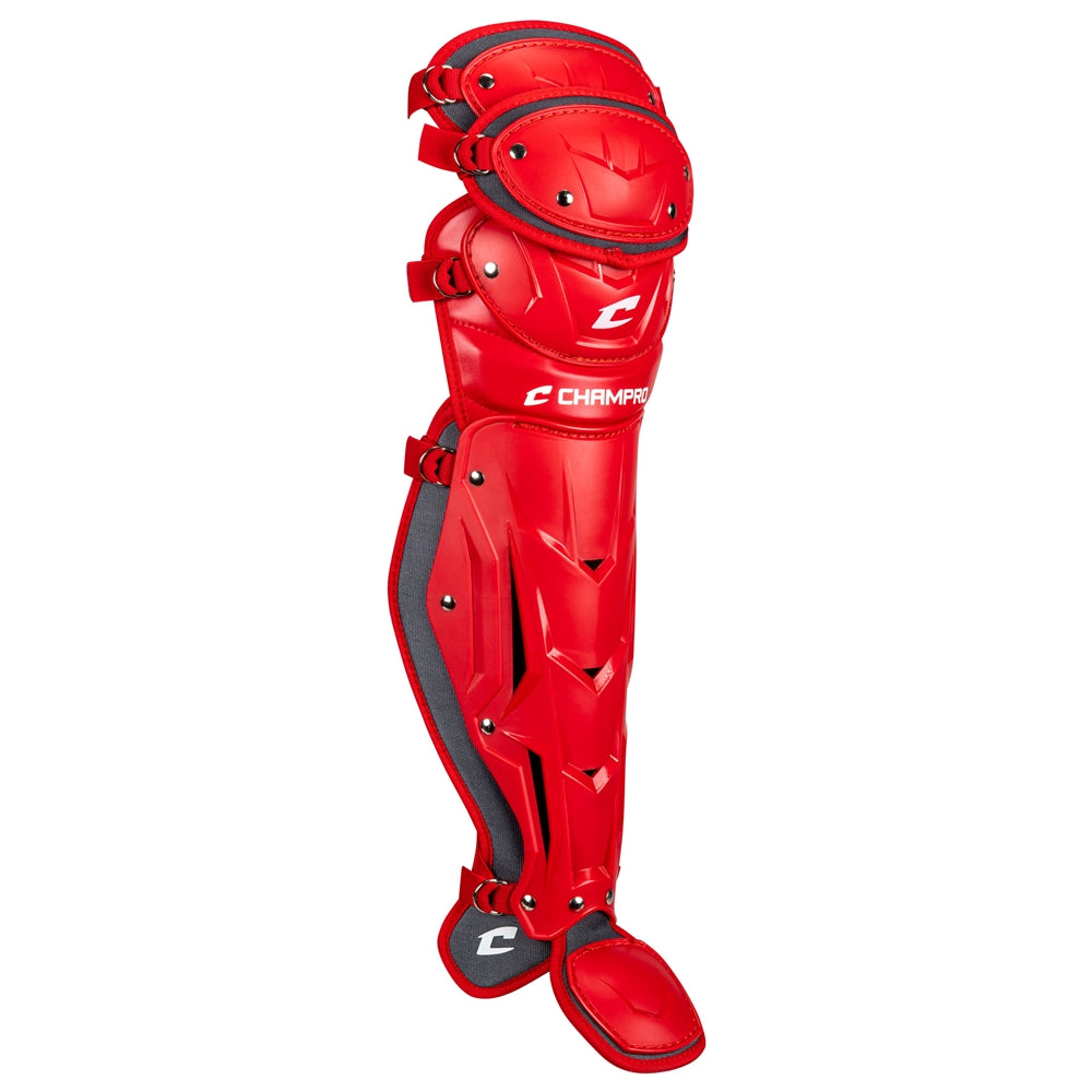 Optimus PRO Leg Guard - Scarlet, Adult