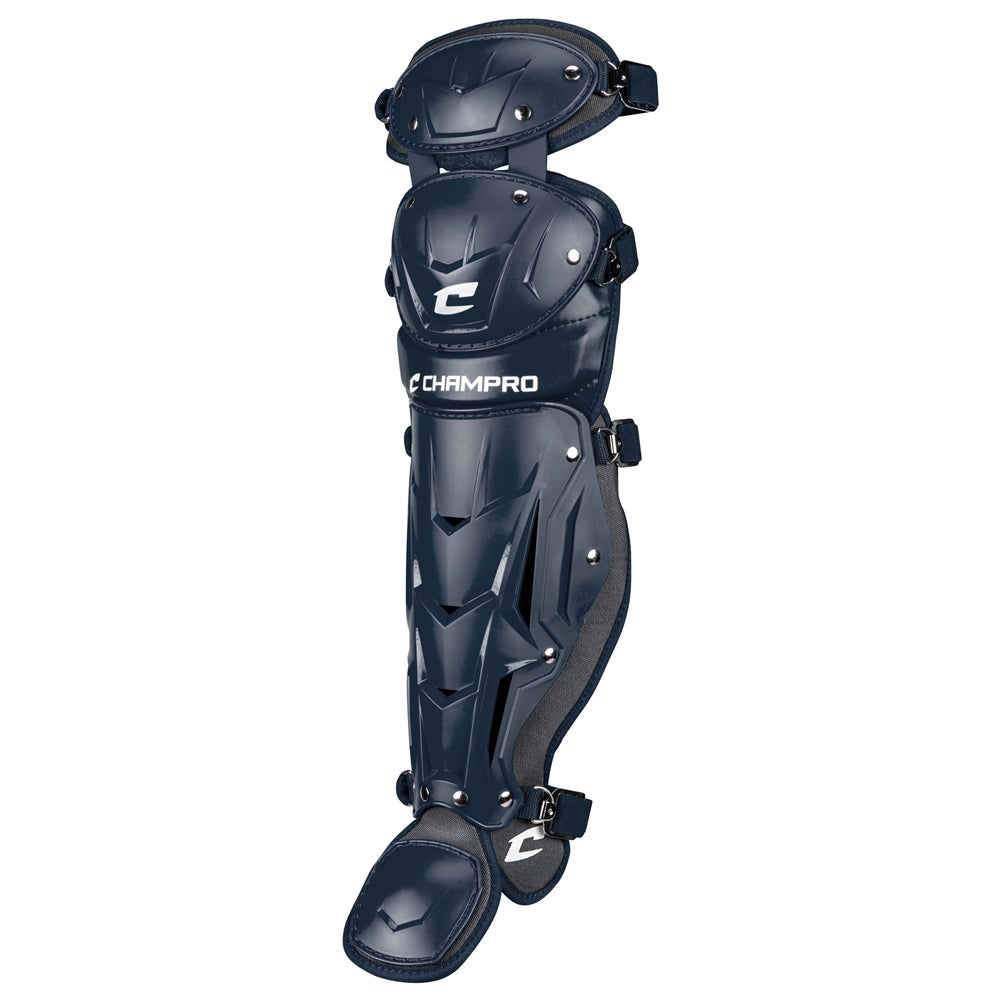 Optimus PRO Leg Guard - Navy, Senior League