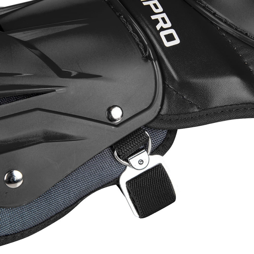 Optimus PRO Leg Guard - Black, Senior League