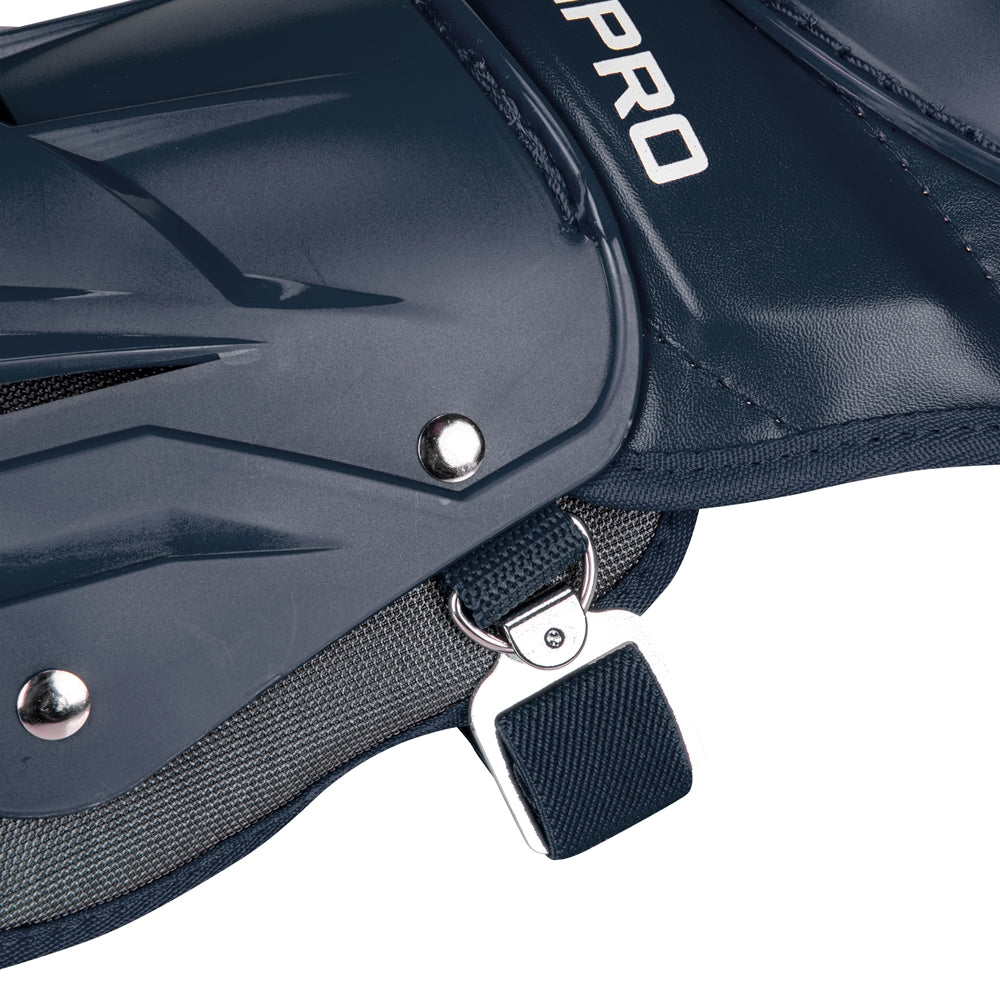 Optimus PRO Leg Guard - Navy, Senior League