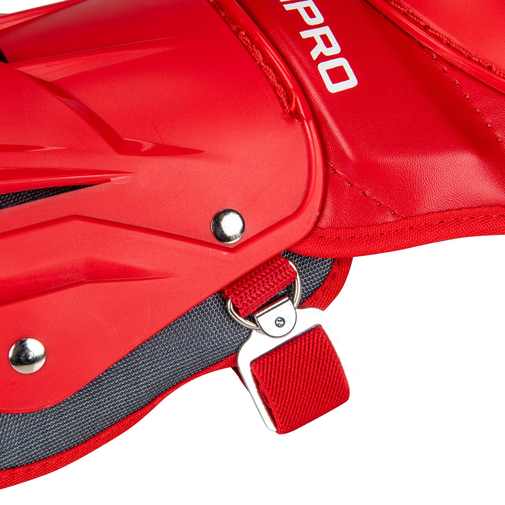 Optimus PRO Leg Guard - Scarlet, Youth