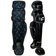 Pro Plus Umpire Leg Guards - Black, 17" Length