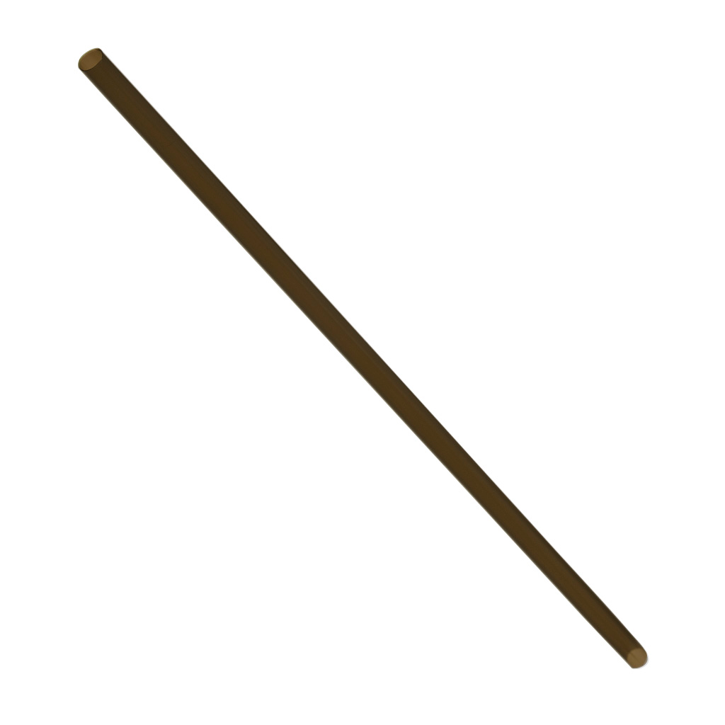 7.75" Brown Jumbo Straw 
 - Case of 2000