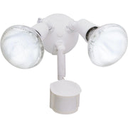 Halo White Motion Sensing Dusk To Dawn Incandescent Floodlight Fixture