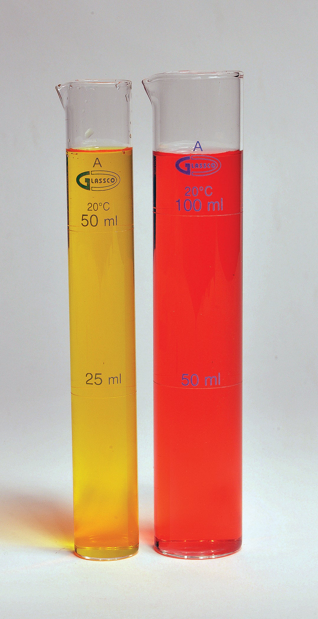 United Scientific® Nessler Cylinder, Borosilicate Glass, Class A, 50 mL, comes with 10