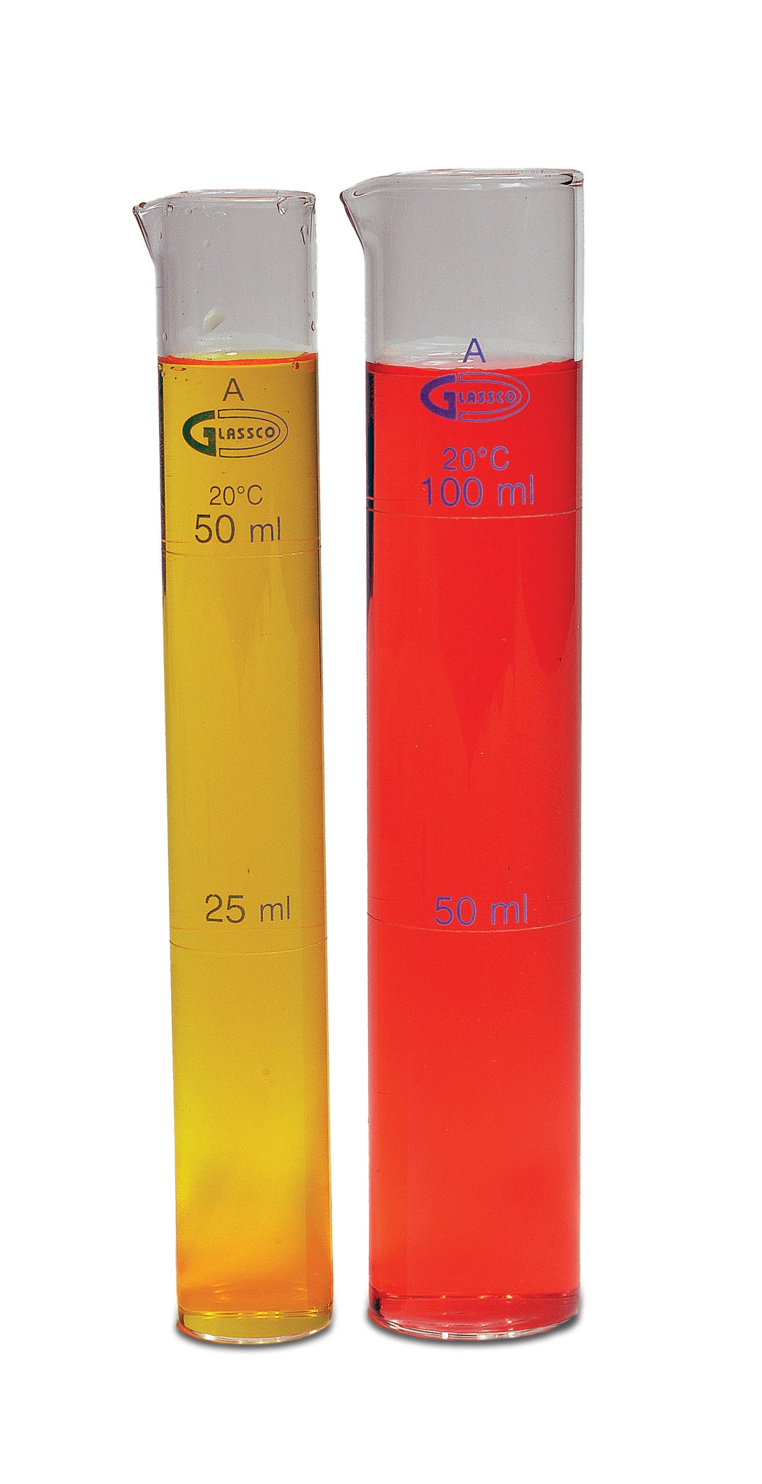 United Scientific® Nessler Cylinder, Borosilicate Glass, Class A, 50 mL, comes with 10