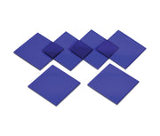 United Scientific® Cobalt Glass Plates, 4" X 4", Pk/6, comes with 6