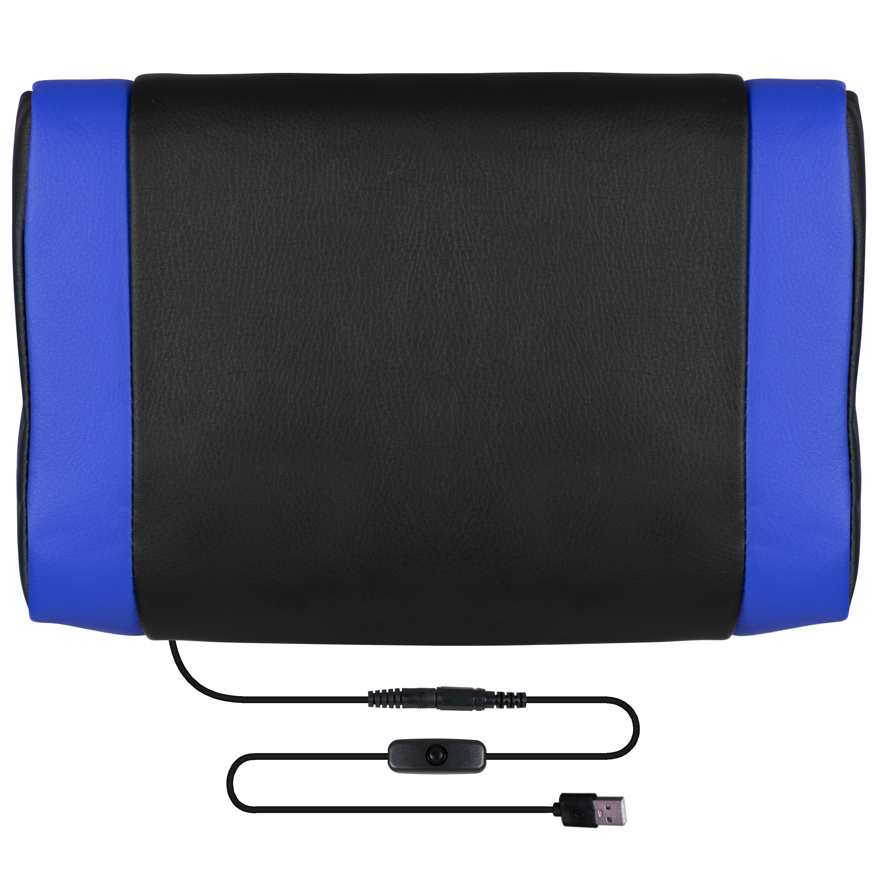 X40 Gaming Chair Racing Ergonomic Computer Chair with Fully Reclining Back/Arms, Slide-Out Footrest, Massaging Lumbar - Black/Blue