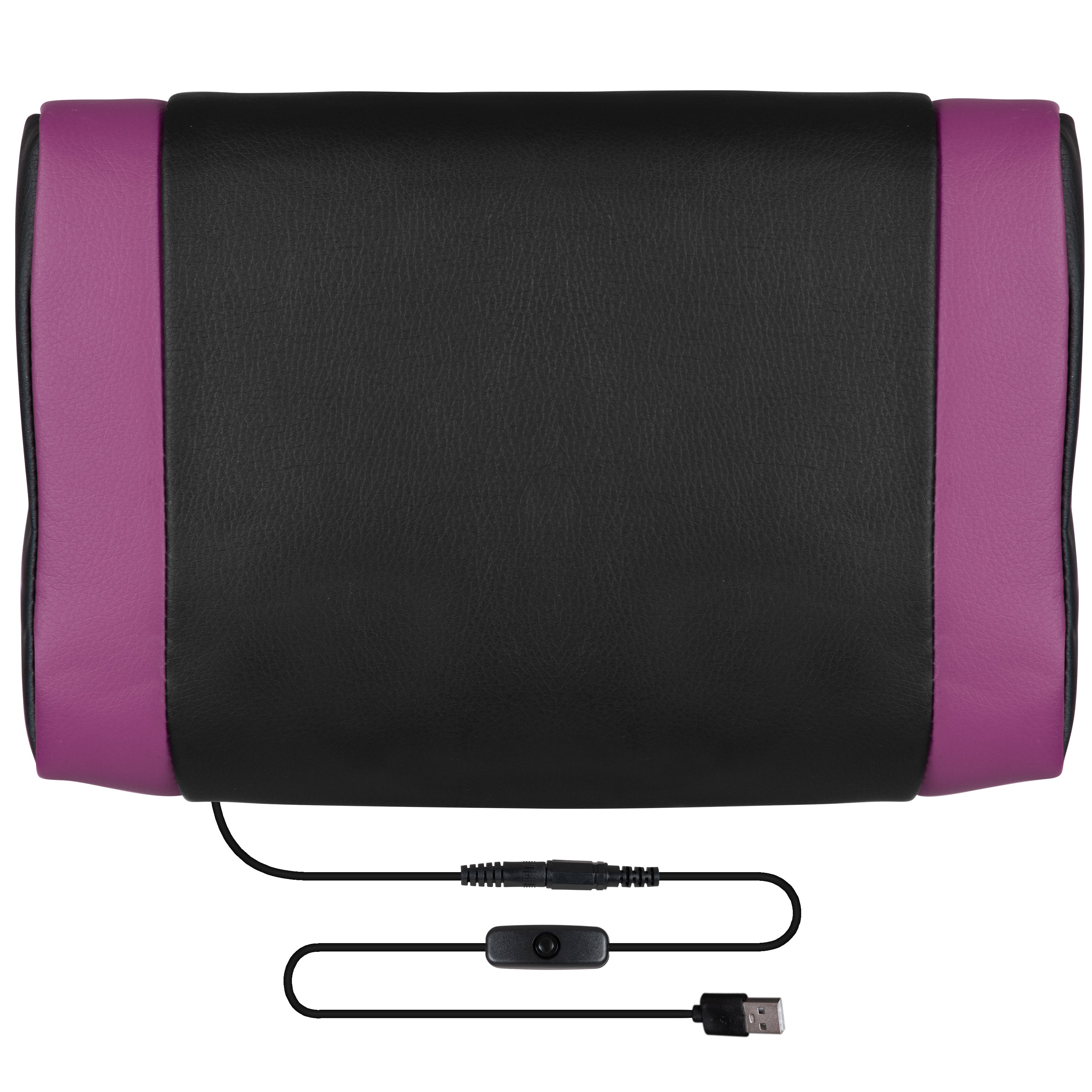 X40 Gaming Chair Racing Ergonomic Computer Chair with Fully Reclining Back/Arms, Slide-Out Footrest, Massaging Lumbar - Black/Purple
