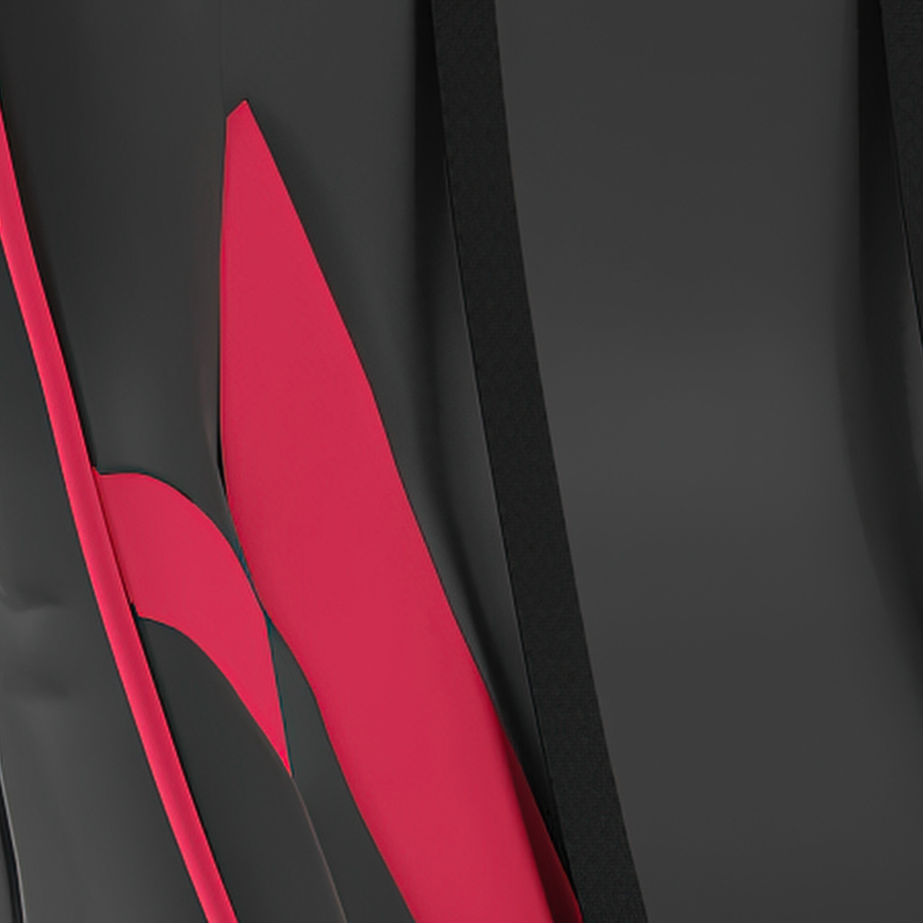 X30 Gaming Chair Racing Computer Chair with Reclining Back, Slide-Out Footrest, and Transparent Roller Wheels in Red LeatherSoft