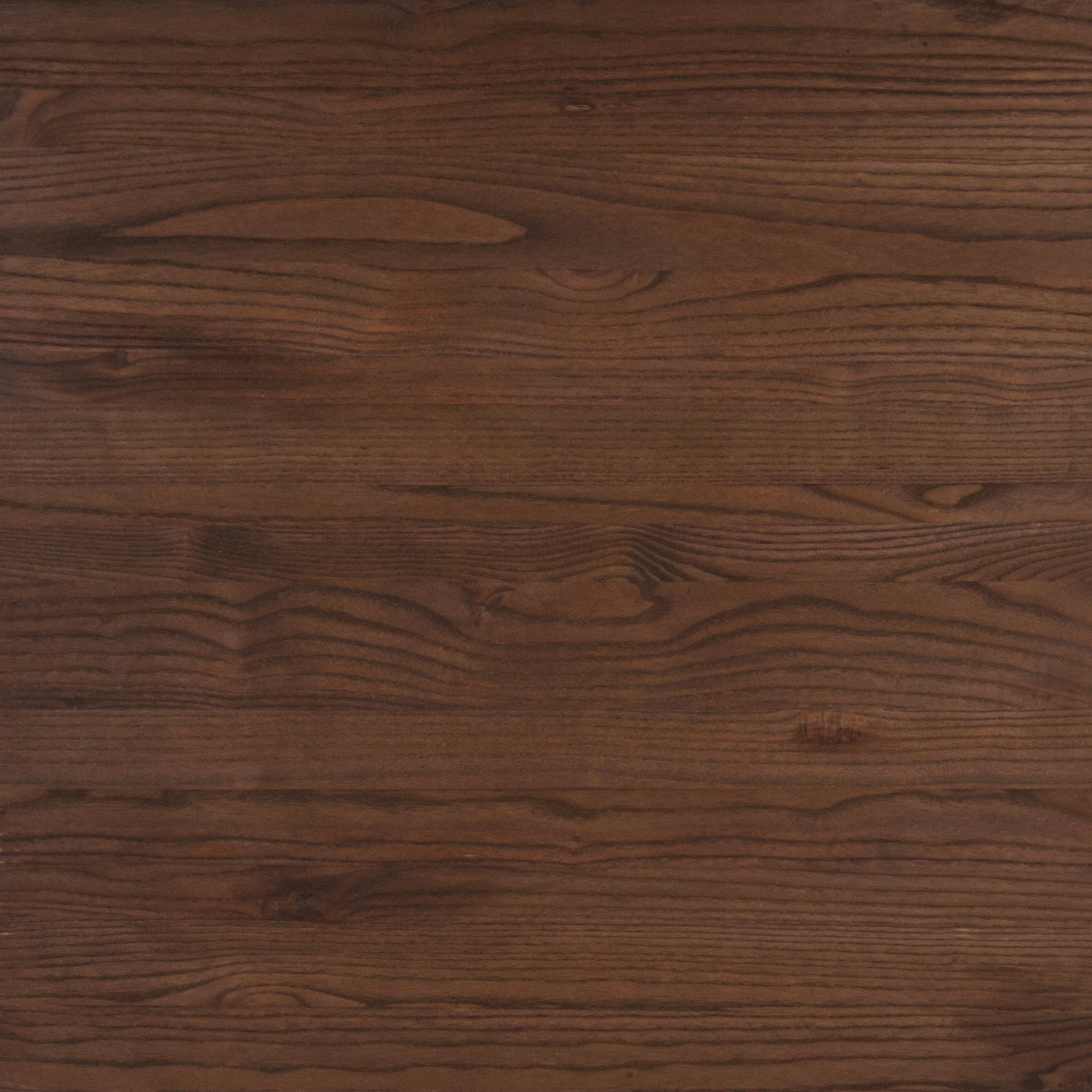 Toby 31.5" Square Black Metal Indoor Table with Walnut Rustic Wood Top