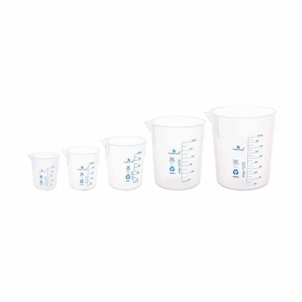 Beaker, Stackable, 100 ml Pp, Pk/12