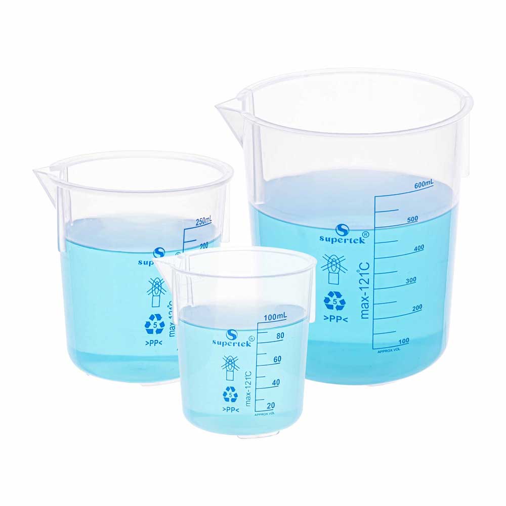 Beaker, Stackable, 50 ml Pp, Pk/12