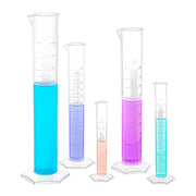 Cylinder, Pp, Hexagonal Base, 1000ml, Pk/3