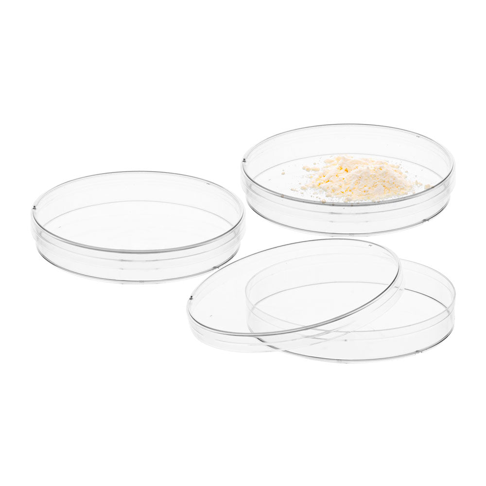 Plastic Petri Dish, Set Of 3, With Agar
