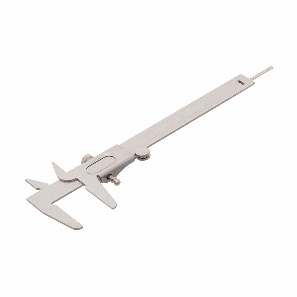 Vernier Calipers, Double Scale, Nickel Plated Steel