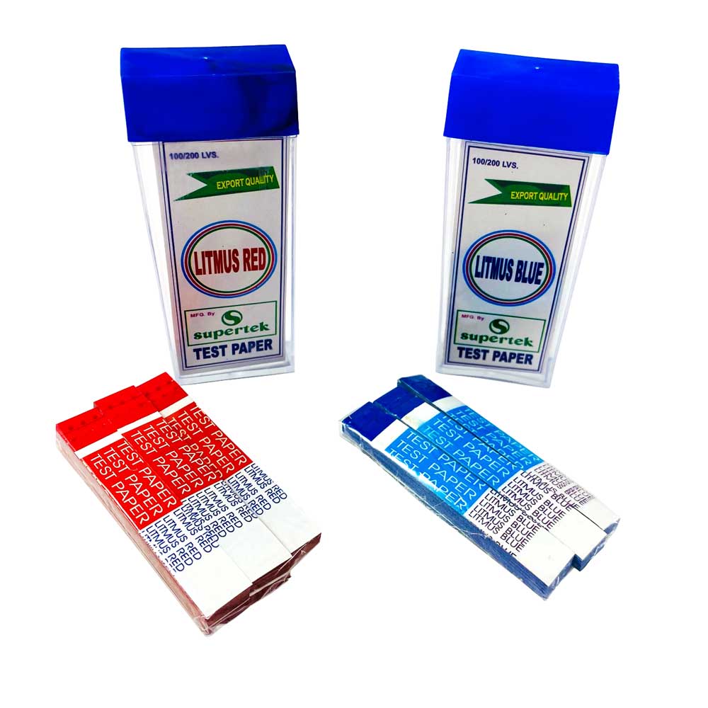 Litmus Paper, Blue 100 Strips/Box