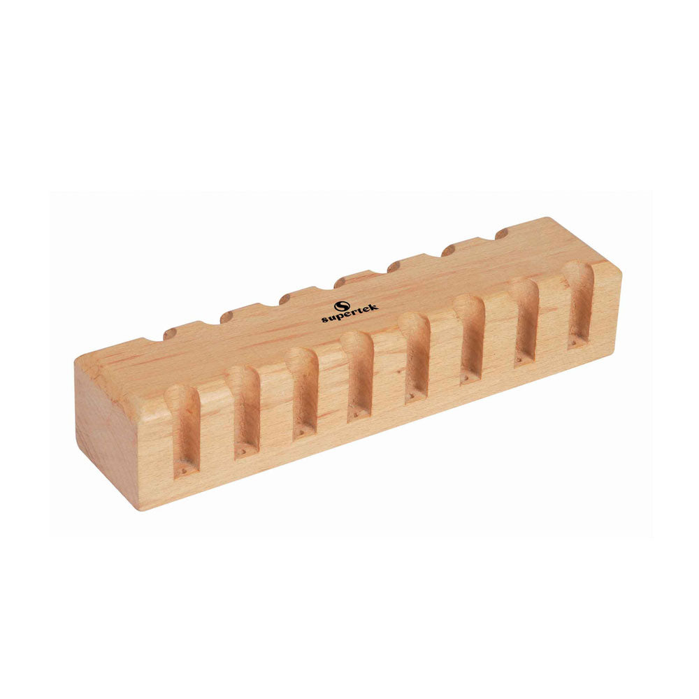 Wood Test Tube Stand, 15 Slotted Holes