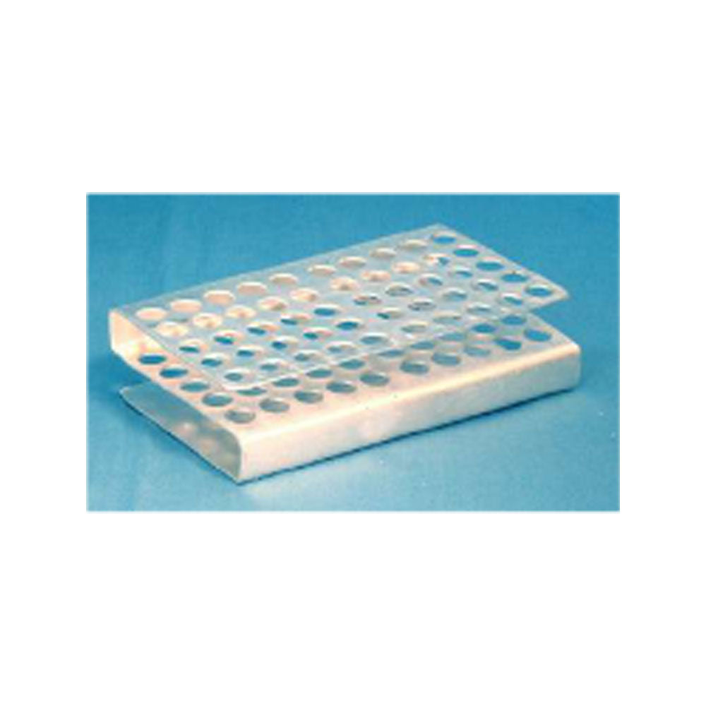 Aluminum Test Tube Rack, 50 Tube, 12.2mmD