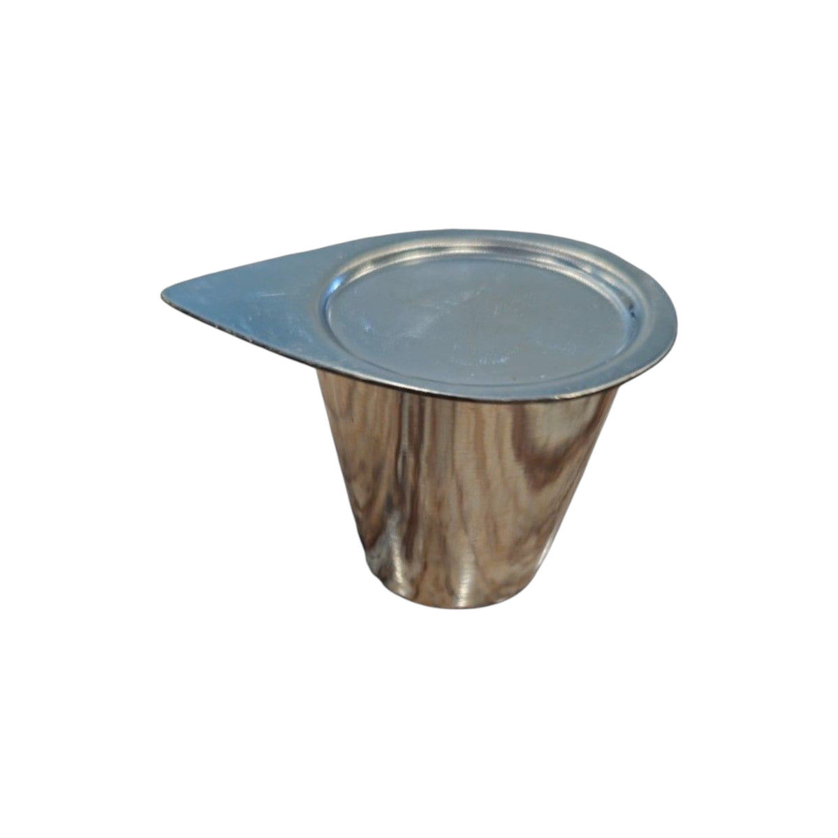 Crucible, Stainless Steel, High-Form, 30ml, with Lid