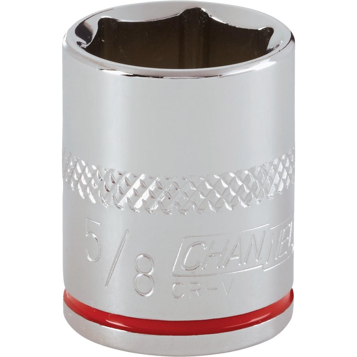 Channellock 3/8 In. Drive 5/8 In. 6-Point Shallow Standard Socket