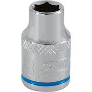 Channellock 3/8 In. Drive 8 mm 6-Point Shallow Metric Socket