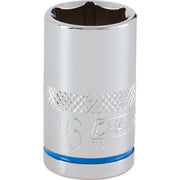Channellock 1/2 In. Drive 16 mm 6-Point Shallow Metric Socket
