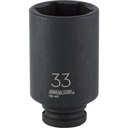 Channellock 1/2 In. Drive 33 mm 6-Point Deep Metric Impact Socket