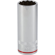 Channellock 1/2 In. Drive 7/8 In. 12-Point Deep Standard Socket