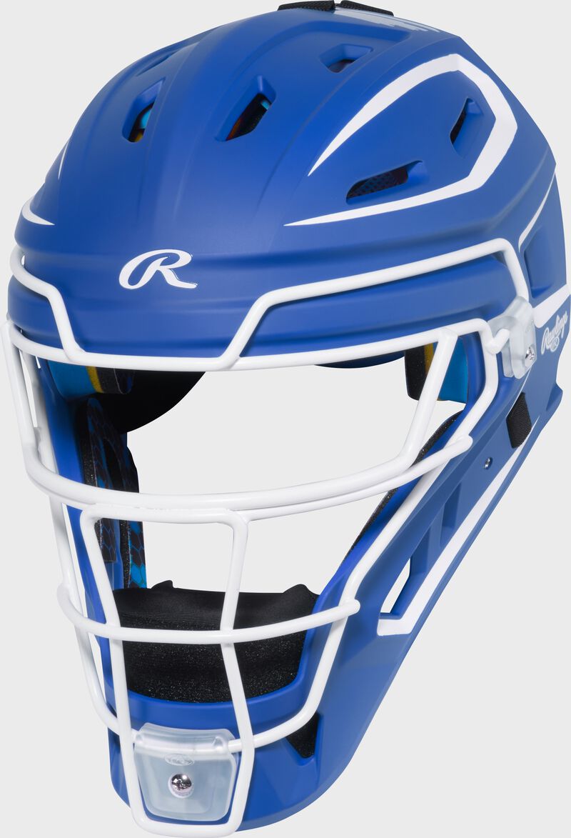 Rawlings Mach Pro Series Medium Catchers Set - Royal/White