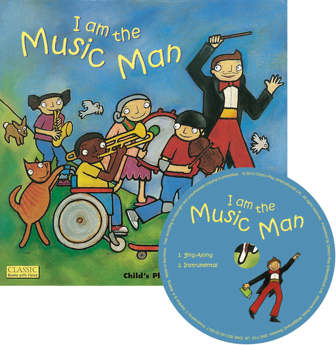 I am the Music Man - 8x8 Softcover with CD Edition