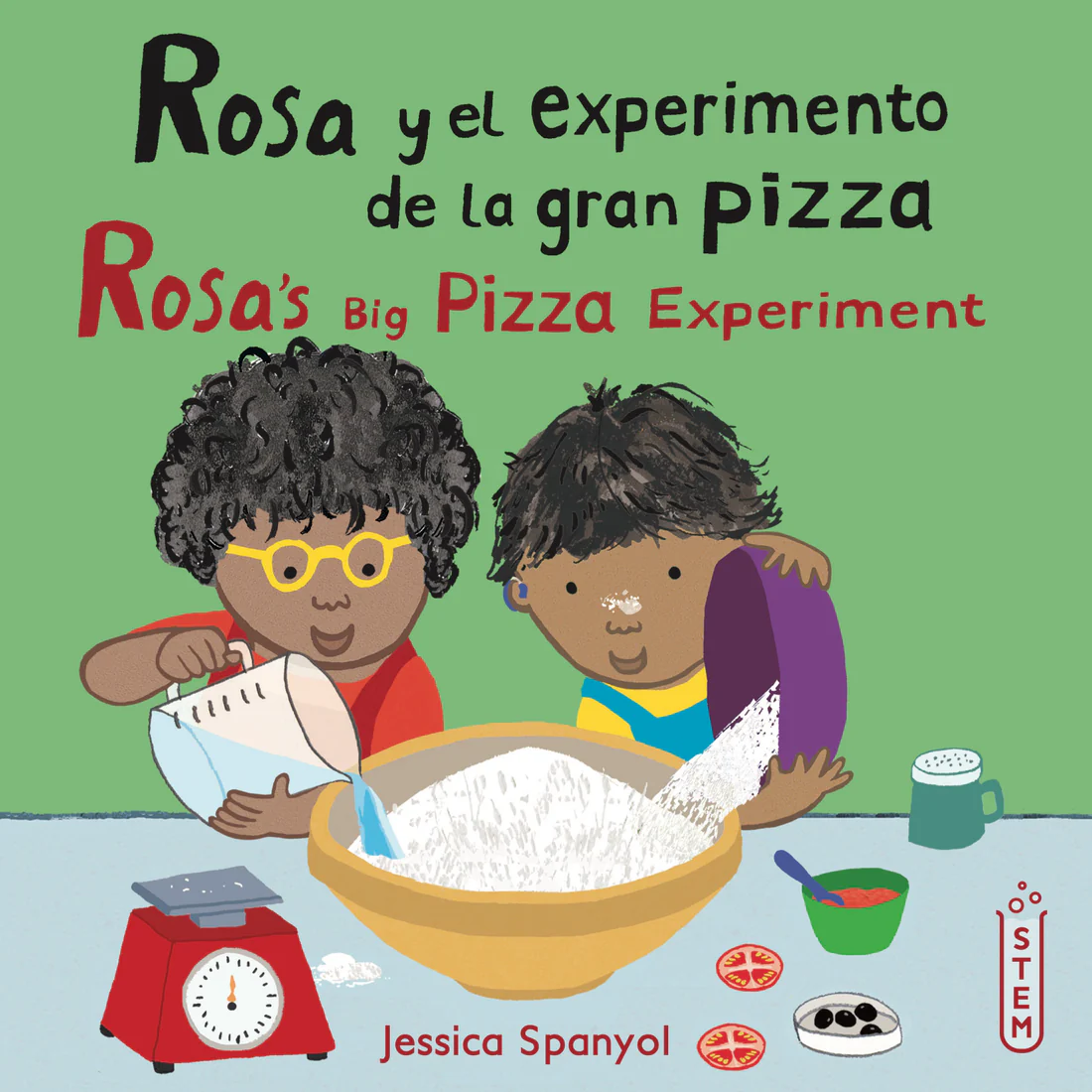 Rosa y el experimento de la gran pizza/Rosa's Big Pizza Experiment - 8x8 Softcover Edition